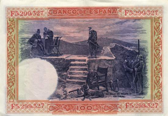100 Pesetas 1.7.1925